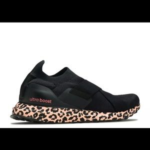 NEW ADIDAS ULTRABOOST Slip On DNA Women's Running Shoes, Black/Pink; GZ9896